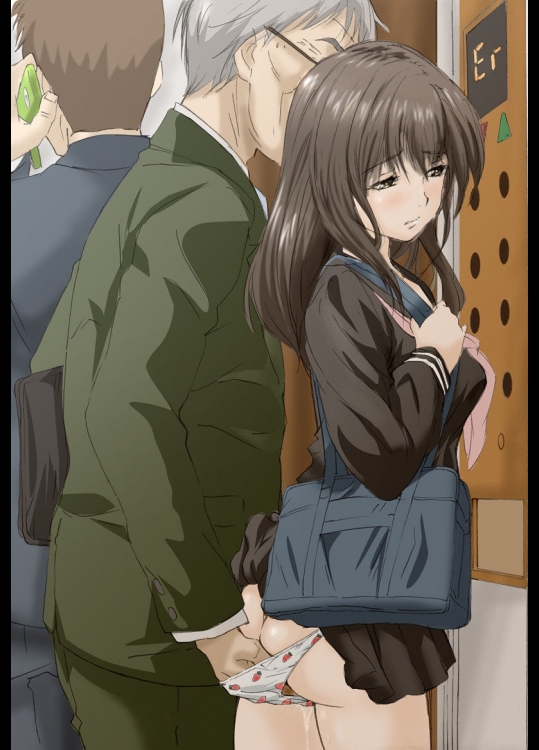 汚いオッサンに犯られちゃう女の子の画像