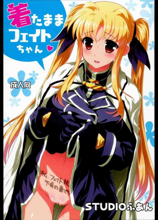 ハメ撮りされると思うとマン汁が溢れ出てしまうフェイト！
