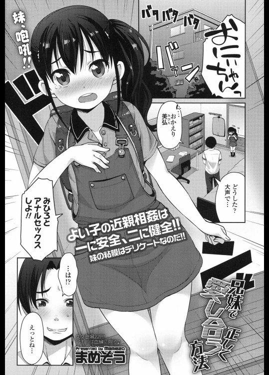 [まめぞう] 兄妹で正しく愛し合う方法