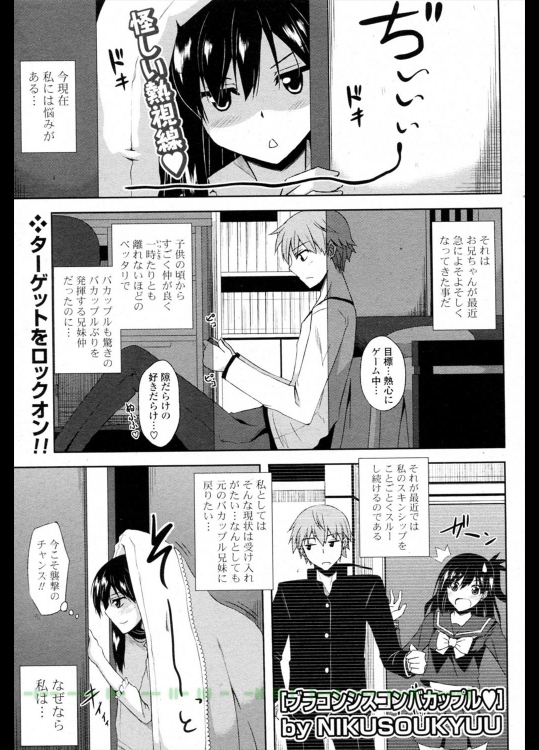 [肉そうきゅー。] ブラコンシスコンバカップル