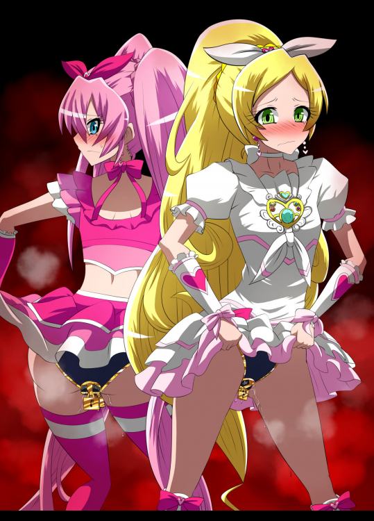 (同人CG集) [ダイニング] 敗北のプ○キュア～敵の女幹部に蹂躙される伝説の戦士～ (スイートプリキュア♪)