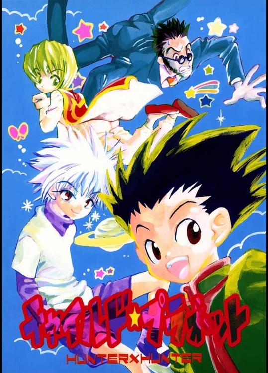 オールキャスト総出演でバラエティ豊富に色々な方向から綺麗にてんこ盛りで描かれております！【ハンターハ