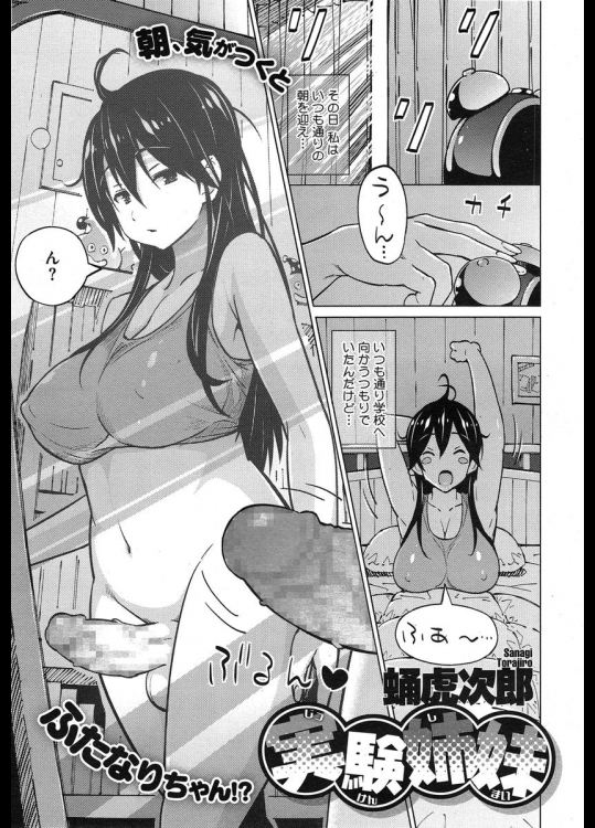 朝起きたらチ○コ生えてたJKの話