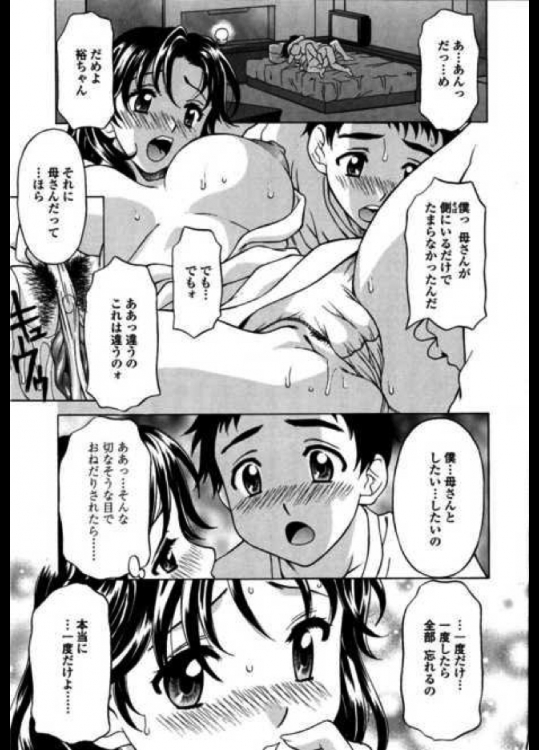 好きになった女性とのセックスは最高に気持ちいいよね！？でもそれが母親だと話は別wwでも気持ちよすぎてお互いやめられませんwww【神楽雄隆丸 同人誌・エロ漫画】