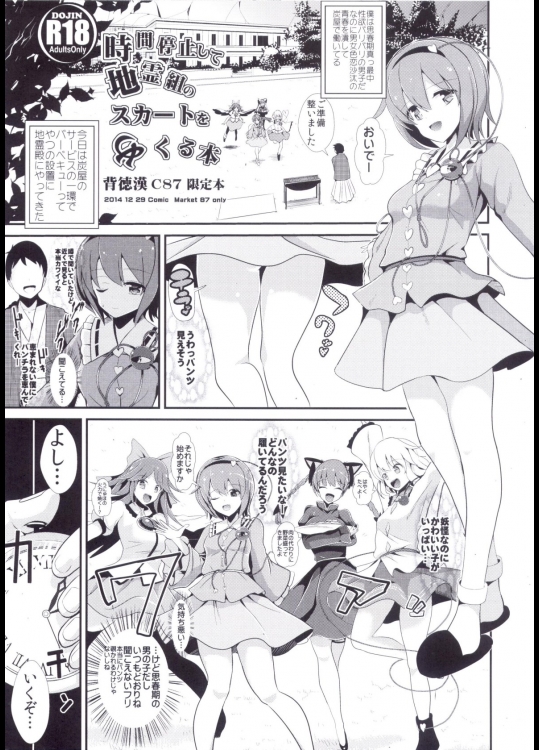 [背徳漢] 時間停止して地霊組のスカートをめくる本 (東方Project)