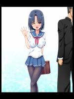 [しかくとさんかく] 露出好きの巨乳妄想女子高生が