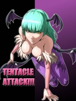 アメコミ風の雰囲気でモルガンが触手モンスターと対戦して完敗してしまうフルカラー同人誌ｗｗｗ【ヴァンパイア 同人誌・エロ漫画】