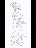 My miny Rika Nonaka_digimon tamers Sketches work_5