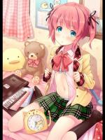 萌えるチェックスカート