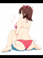 ケツに食い込むパンティやむっちりフトモモでﾊｧﾊｧ18